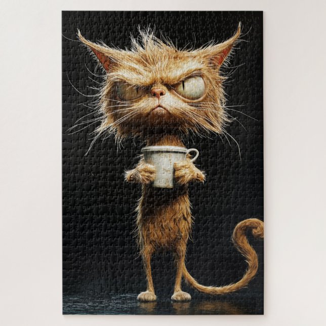 Angry Cat Puzzle (Vertical)