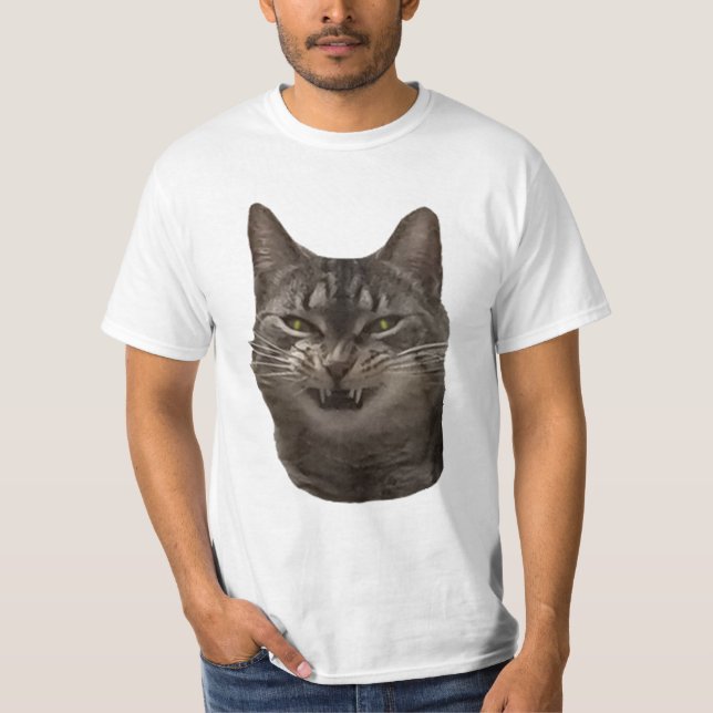 Angry Cat T-Shirt (Front)