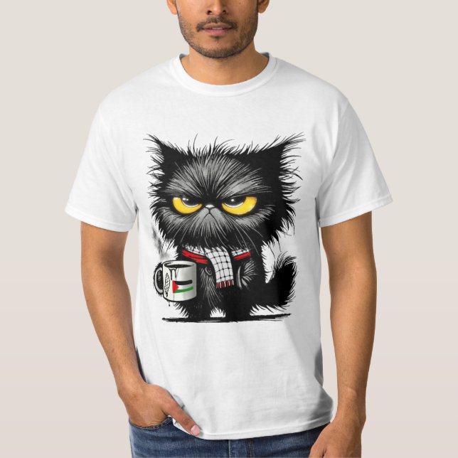 Angry cat T-Shirt (Front)