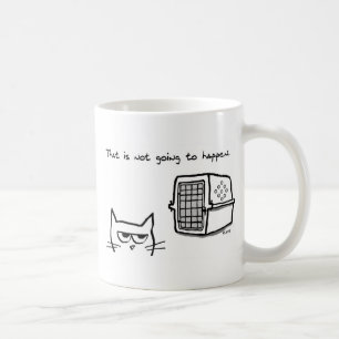 Angry Cat will NOT be going to the Vet Coffee Mug