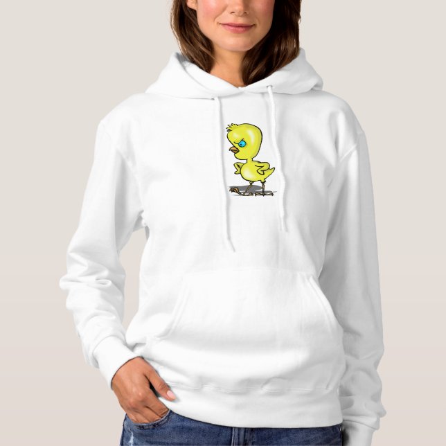 Angry Chick Hoodie (Front)