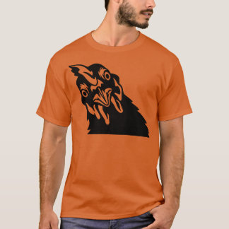 Angry Chicken Face T-Shirt