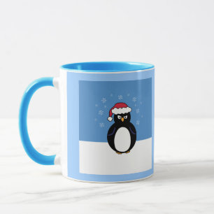 Angry Christmas Penguin Mug