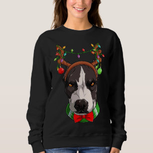 Angry Christmas Pitbull Sweatshirt