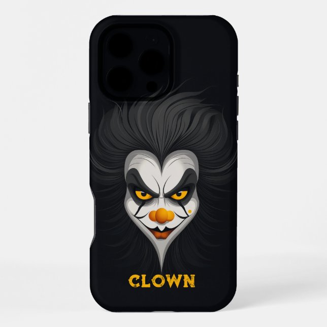 Angry Clown Personalised iPhone Case (Back)
