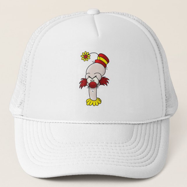 Angry Clown Trucker Hat (Front)