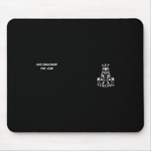 Angry Clown Weightlifting Tattoo And Gym Fusion De Mouse Mat