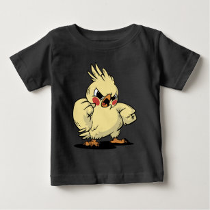 Angry cockatoo design baby T-Shirt