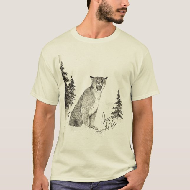 Angry Cougar T-Shirt (Front)