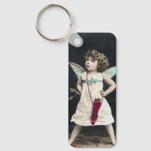 Angry Cupid Key Ring