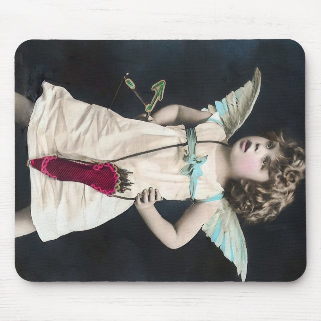 Angry Cupid Mouse Mat (Front)