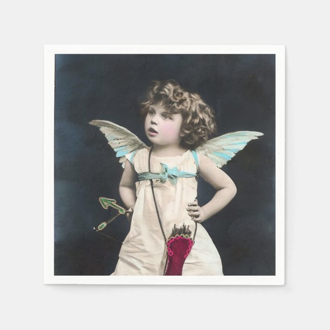 Angry Cupid Napkin (Front)