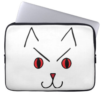 Angry Demon Cat Laptop Sleeve