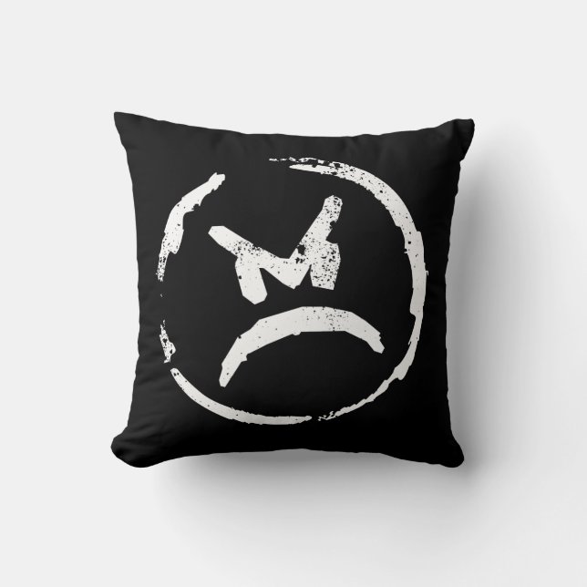 Angry/Devious Two Moods Pillow 3 (Front)