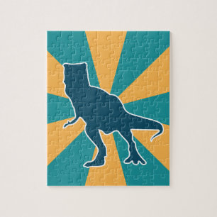 Angry dinosaur t-rex jurassic animal boys jigsaw puzzle