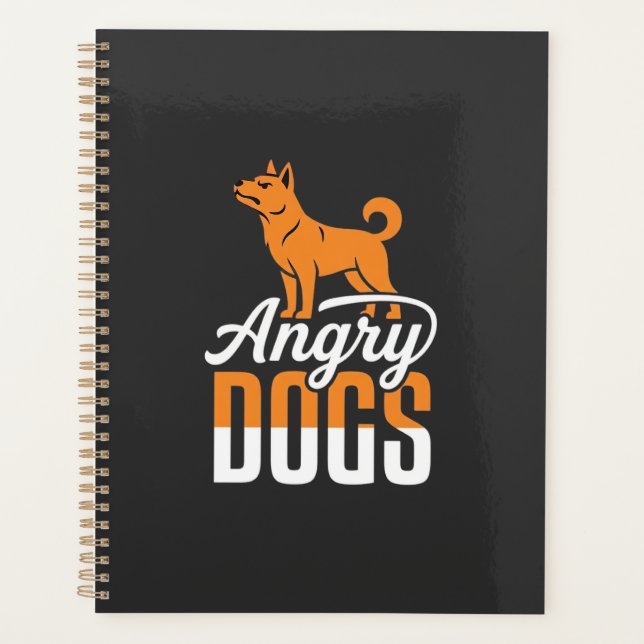Angry Dogs Vector Mascot Planner (Front)