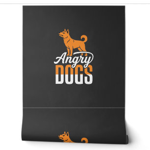 Angry Dogs Vector Mascot Wallpaper