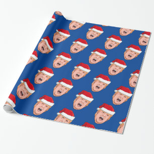 Angry Donald Trump Christmas Wrapping Paper