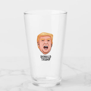 ANGRY DONALD TRUMP CUSTOM GLASS