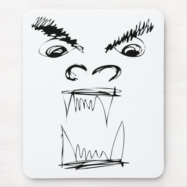 Angry Dragon Mouse Mat (Front)