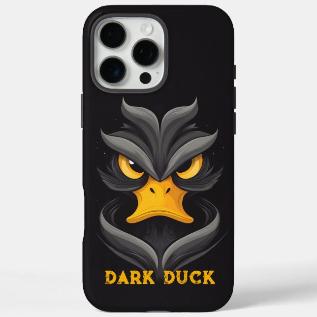 Angry Duck Black Case-Mate iPhone Case (Back)