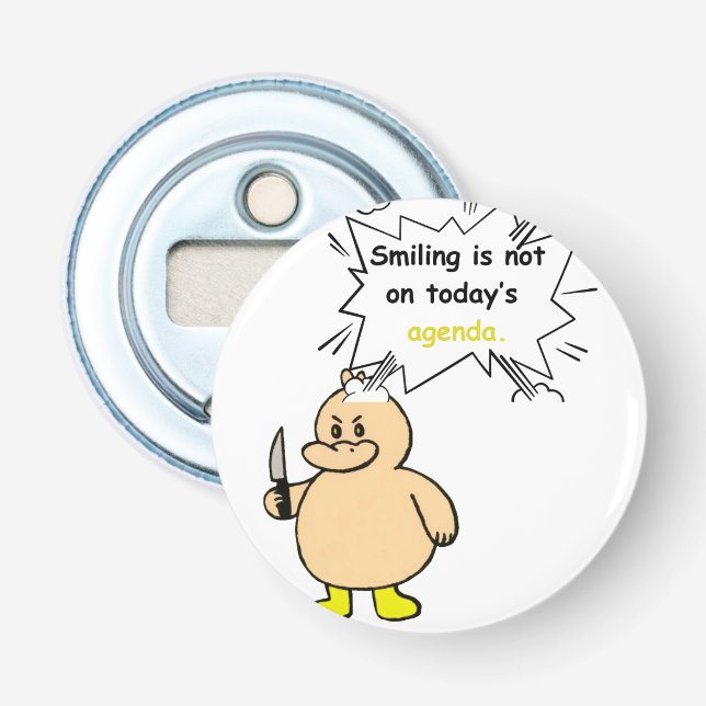 Angry Duck Bottle Opener (Front)