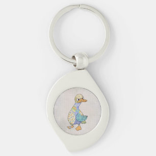 angry duck key ring