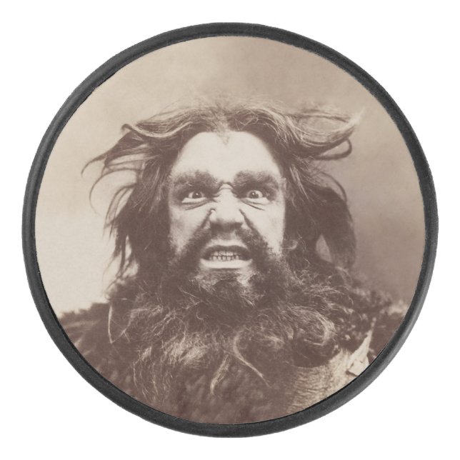 Angry Dude - Hockey Puck (Front)