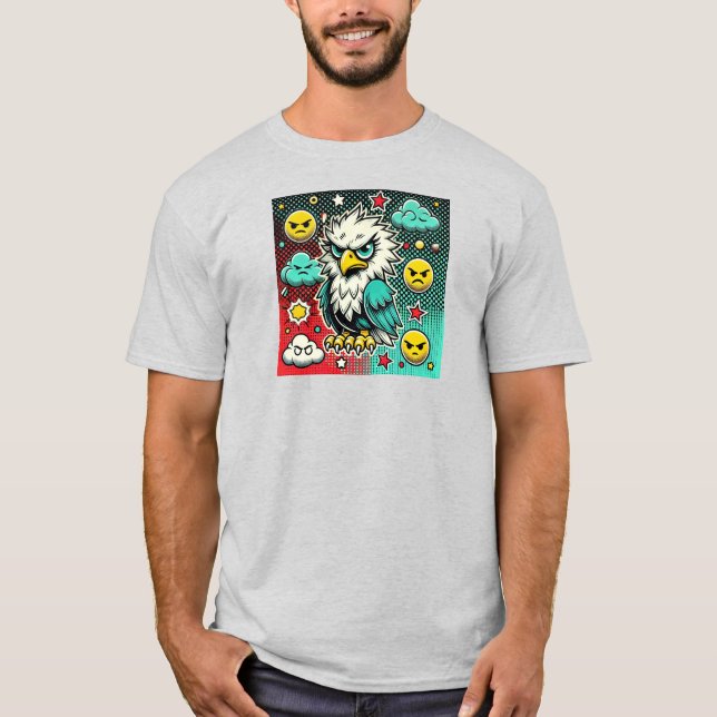 Angry Eagle  T-Shirt (Front)