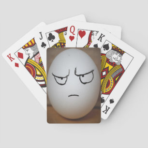 Angry Egg Playing Cards