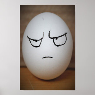 Angry Egg Poster