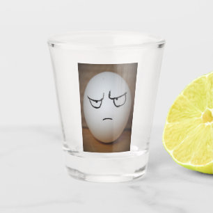 Angry Egg Shot Glass