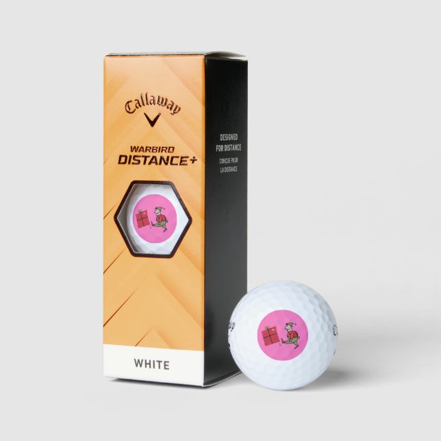 Angry Elf Callaway Warbird golf balls 3 pk (Packaging)