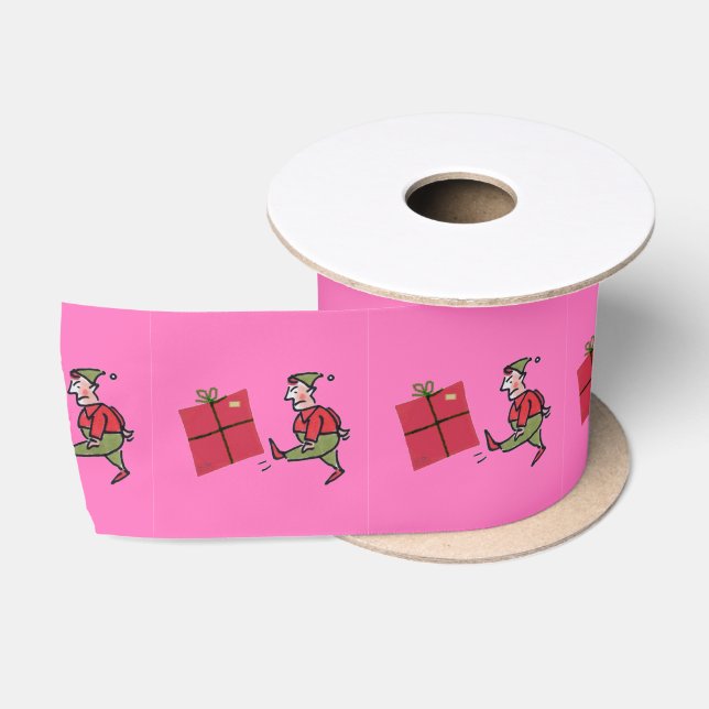 Angry Elf ribbon spool Satin Ribbon (Spool)