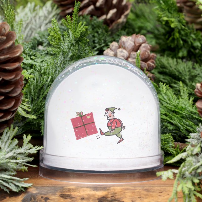 Angry Elf snow globe (Winter)