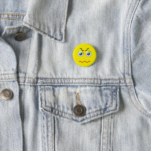 Angry Emoji 3 Cm Round Badge