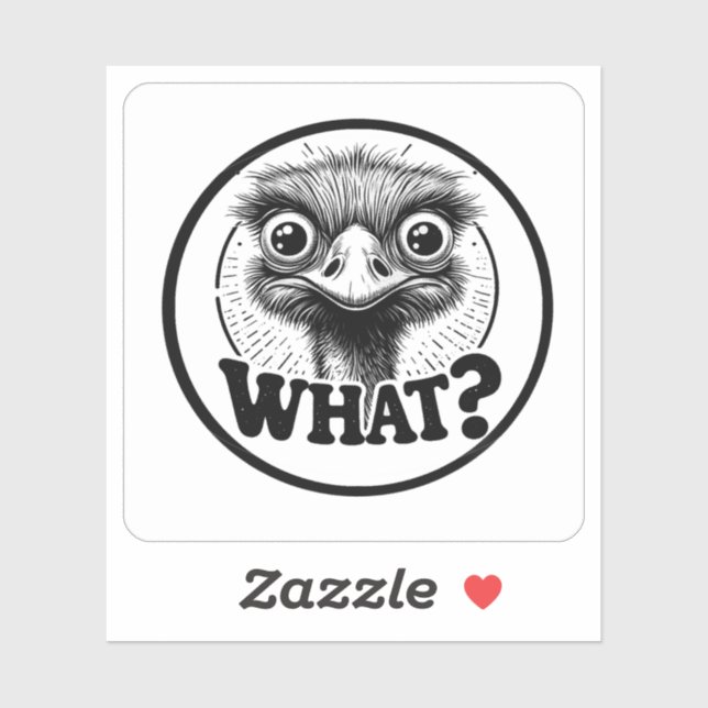 "Angry Emu What" Vinyl (Sheet)