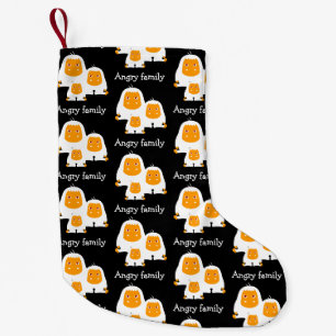 Angry family Monkeys design T-Shirt Bath Mat Small Christmas Stocking