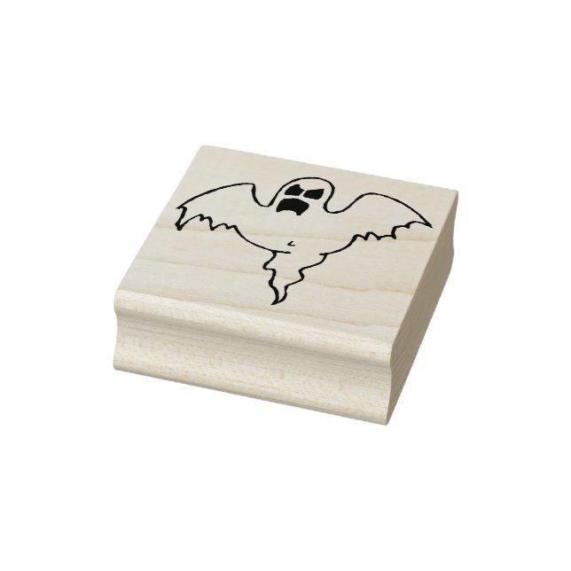Angry ghost illustration art stamp (Stamp)
