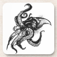Angry Giant Squid in Black