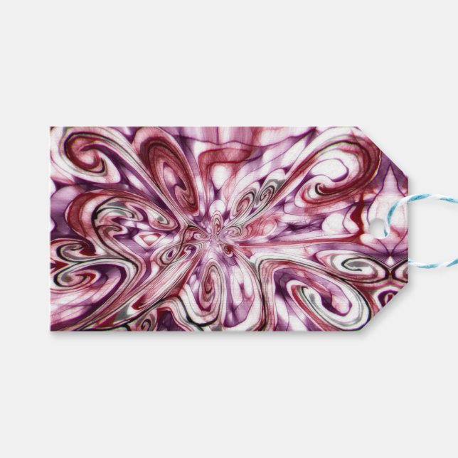 Angry Girl Gift Tags (Front (Horizontal))