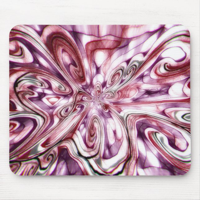 Angry Girl Mouse Mat (Front)