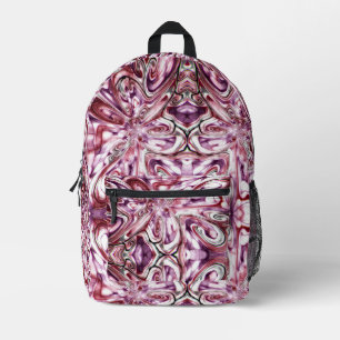Angry Girl Printed Backpack