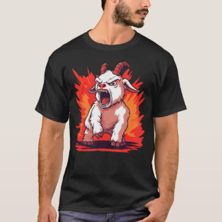 Angry Goat Funny Goat T-Shirt