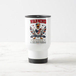 Angry Goose 4th of July Travel Mug