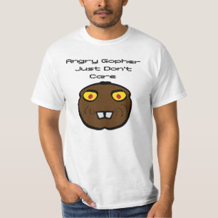 Angry Gopher Just Don't Care T-Shirt