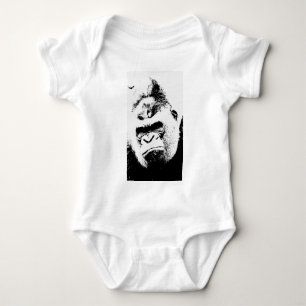 Angry Gorilla Baby Bodysuit
