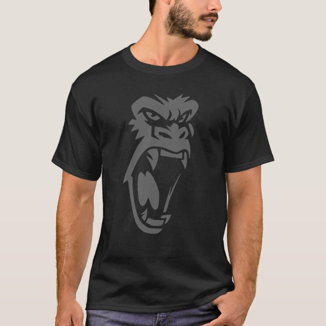 Angry Gorilla Face For Men Women Kids  1 T-Shirt (Front)