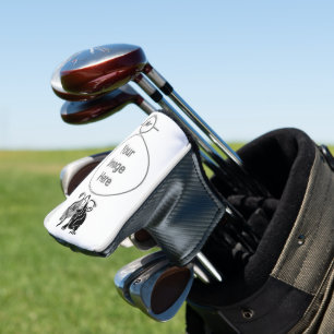 Angry Hippo Monogram Golf Head Cover