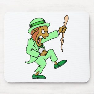 Angry Leprechaun Mouse Mat